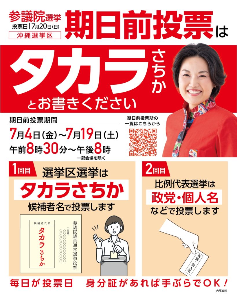 「【7/4開始】期日前投票のご案内」のアイキャッチ画像